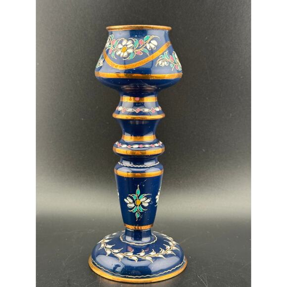 Set of Boho Candlesticks by Silver Touch - Picture 3 of 7